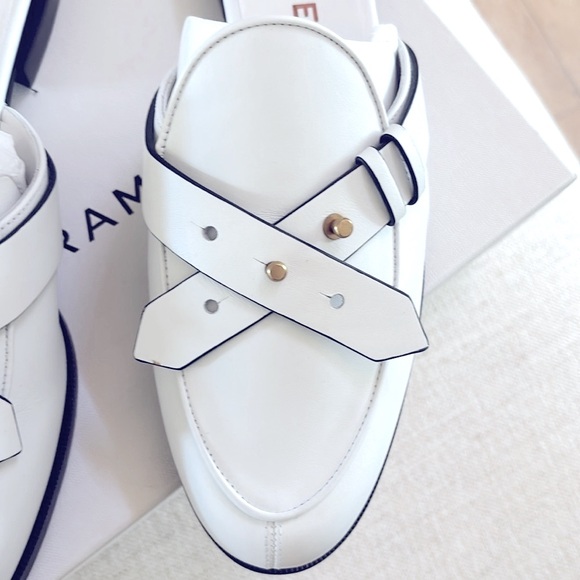 FRAME Le Sweetzer Slide. White. Size: 38.5 Stunning! New With All Packaging. - Picture 3 of 13